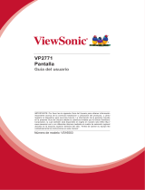 ViewSonic VP2771-S Guía del usuario