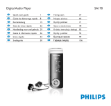 Philips SA179/00 Guía de inicio rápido