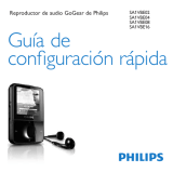 Philips SA1VBE04K/02 Guía de inicio rápido