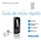 Philips SA4000 Guía de inicio rápido
