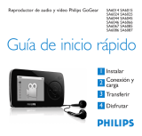 Philips SA6044 Guía de inicio rápido