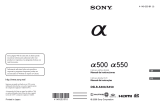 Sony DSLR-A500 Manual de usuario