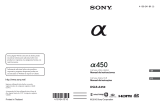 Sony α 450 Manual de usuario