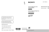 Sony SLT-A77V Manual de usuario