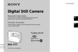 Sony Cyber Shot DSC-F77 Manual de usuario