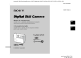 Sony Cyber-shot DSC-F77A Manual de usuario