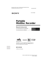 Sony MZ-N520 Manual de usuario