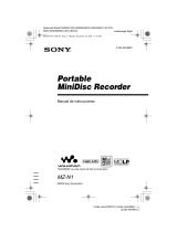 Sony MZ N1 Manual de usuario