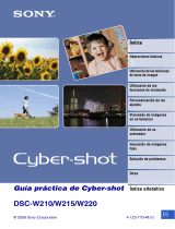 manual Cyber Shot DSC-W210 Instrucciones de operación