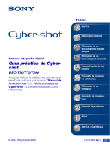 Sony Cyber Shot DSC-T200 Instrucciones de operación