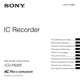 Sony ICD-P630F Manual de usuario
