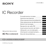 Sony ICD UX200 Manual de usuario