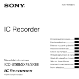 Sony ICD-SX68 Manual de usuario