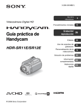 Manual de Usuario pdf HDR-SR11E Instrucciones de operación