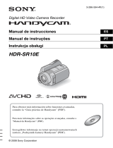 Sony HDR-SR10E Manual de usuario