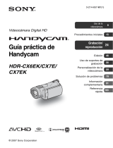 Sony HDR-CX7E Instrucciones de operación
