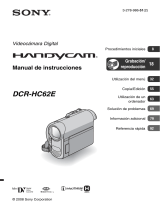 Sony DCR-HC62E Manual de usuario