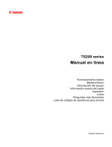 Canon PIXMA TS205 Manual de usuario