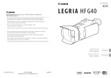 Canon LEGRIA HF G40 Guía de inicio rápido