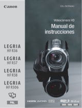 Canon LEGRIA HF R306 Manual de usuario