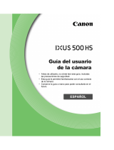 Canon IXUS 500 HS Instrucciones de operación