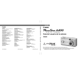 Canon PowerShot A400 Manual de usuario