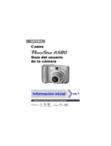 Canon PowerShot A580 El manual del propietario