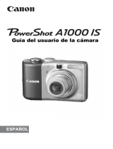 Canon PowerShot A1000 IS Guía del usuario