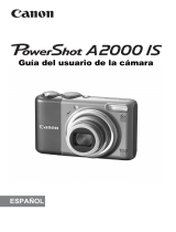 Canon PowerShot A2000 IS Guía del usuario