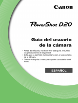 Canon PowerShot D20 Guía del usuario
