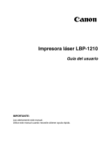 Canon Laser Shot LBP1210 Manual de usuario