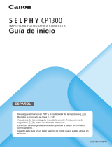 Canon SELPHY CP1300 Manual de usuario