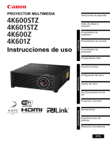 Canon XEED 4K601STZ Manual de usuario
