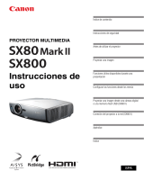 Canon XEED SX800 Manual de usuario