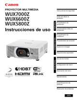 Canon XEED WUX5800Z Manual de usuario