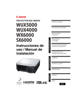 Canon XEED WX6000 Manual de usuario