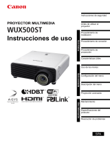 Canon WUX500 Manual de usuario