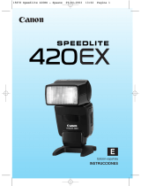 Canon Speedlite 420EX Manual de usuario