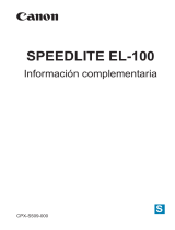 Canon Speedlite EL-100 Manual de usuario