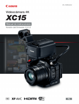 Canon XC 15 Manual de usuario