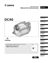 Canon DC40 El manual del propietario