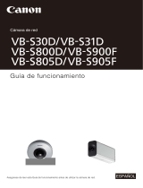 Canon VB-S805D Manual de usuario