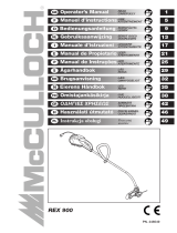 McCulloch REX 900 Manual de usuario
