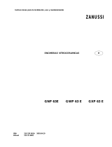 Zanussi GWP63E Manual de usuario