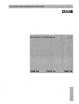 Zanussi GXP64 Manual de usuario