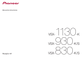 Pioneer VSX-830 Manual de usuario