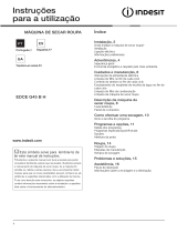 Indesit EDCE G45 B H (EU) Guía del usuario