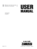 Zanussi ZHC74X Manual de usuario