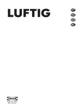 IKEA LUFTIG Manual de usuario