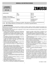 Zanussi ZWT260 Manual de usuario